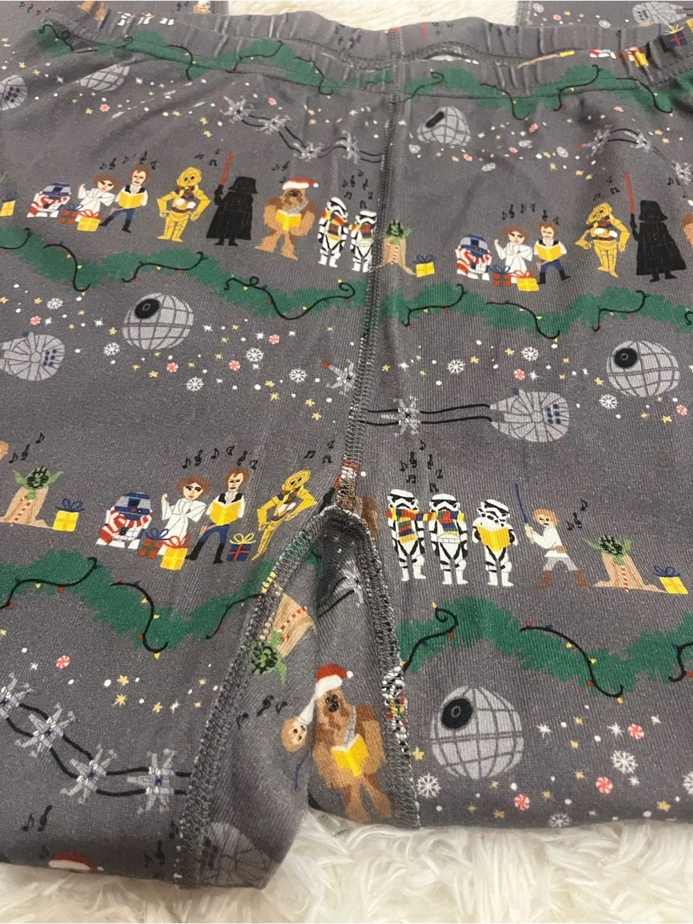 Star Wars Hanna Andersson Unisex Holiday Pajama Pants Size L
